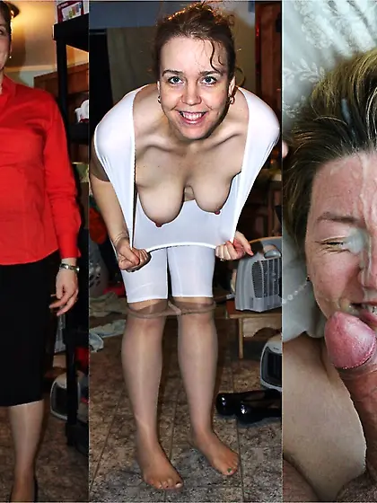 Before and after cum sluts