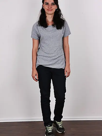 Brunette bitch thin body