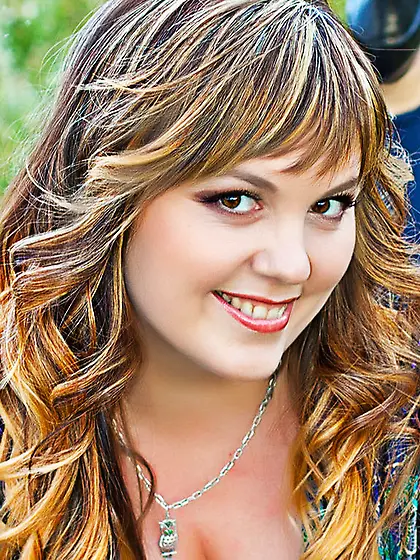 White milf with blonde hair and big tits