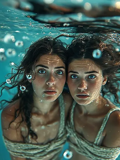 Hollie and Amy Trapped by Leah 92