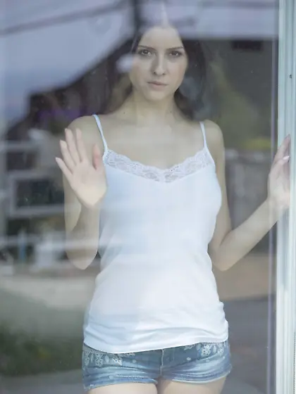 Rebecca Volpetti and Billie Star getting fucked in the living ro