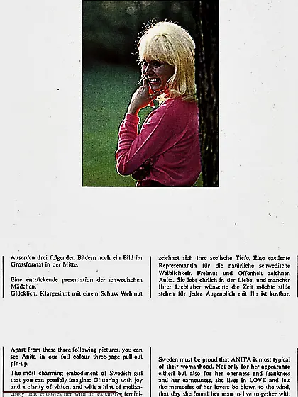 Cute perky sixties blond