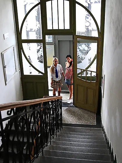 Karina's and Stefani's parents