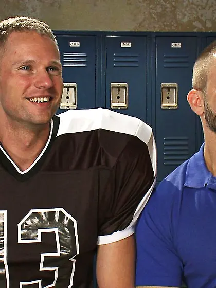 Horny football player fisted