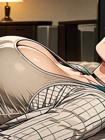 Brunette Teasing Digital Art