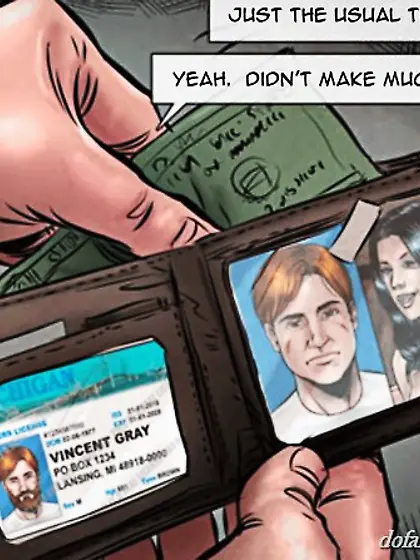 Red-haired waitress kind stranger