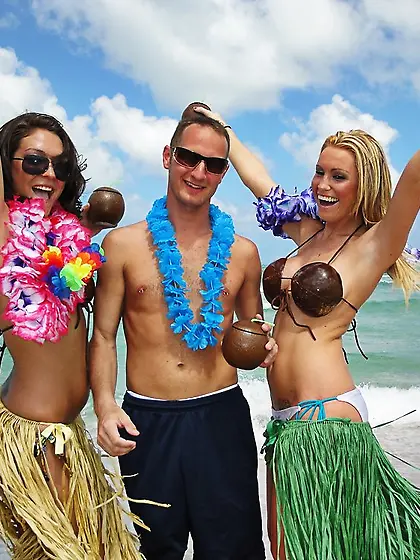 Seductive mistresses display their nudity and get raunchy while