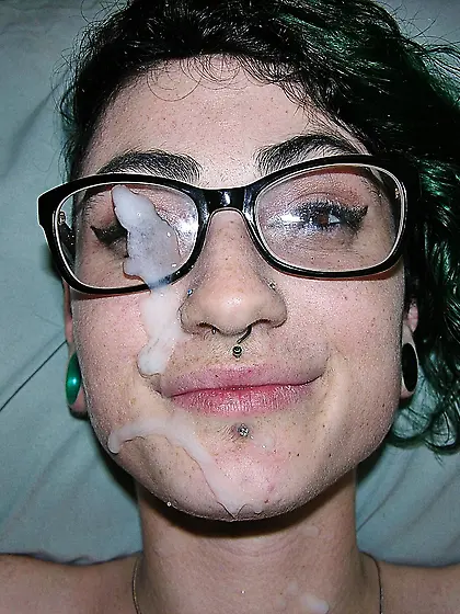 HANDJOB GLASSES FACIAL CUMSHOT