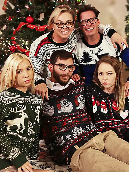 Big nipples shaved pussy creampie