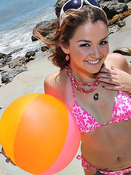 Sweet girl Allie Haze gives her best smile after hardcore sex an