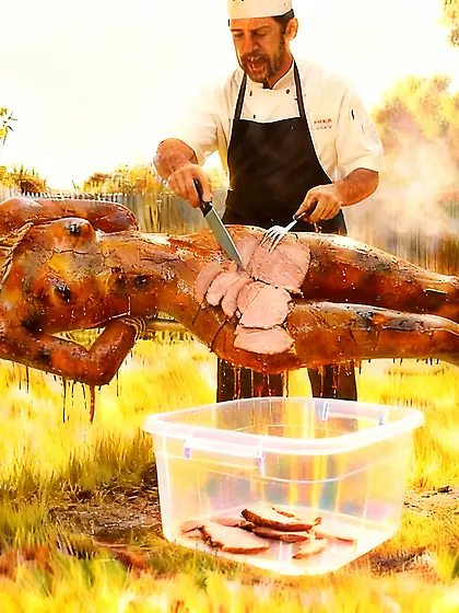 Marinated spit photos