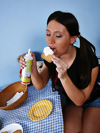 European stunning teen anal