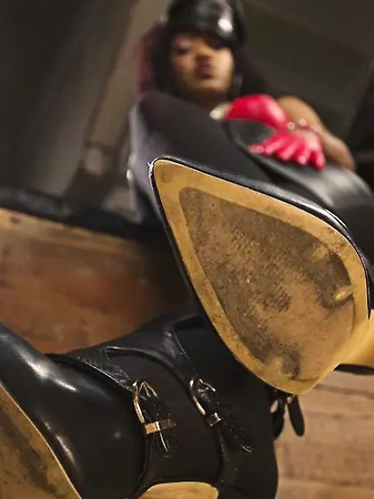 Splendid black domme outrageous