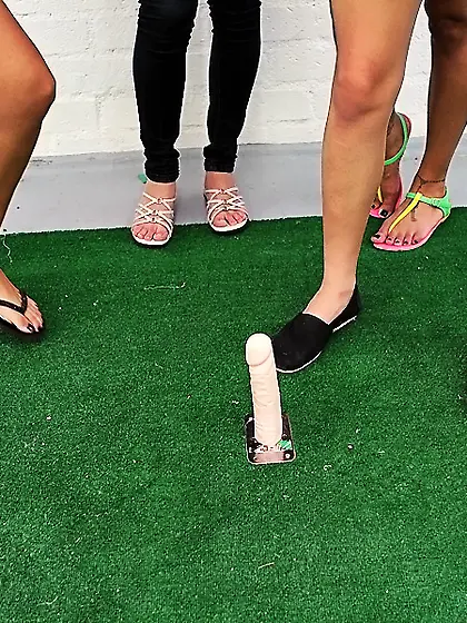 Hot ass dildo masturbation