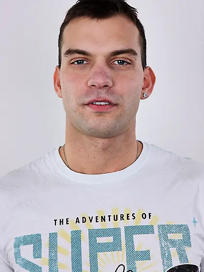 Sexy DJ shows off a thick cock