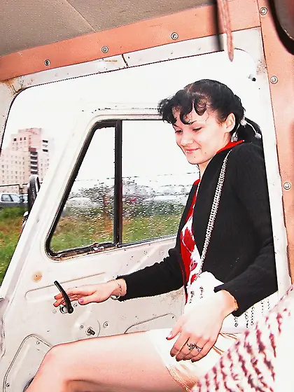 Glory was walking down