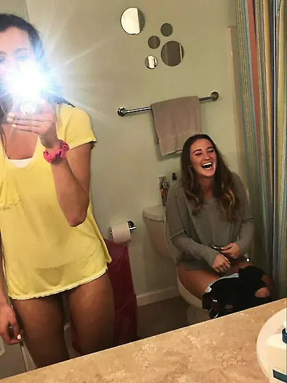 Toilet and pee girls