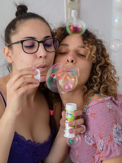 Truly horny women eating each other out in a hot oral gallery