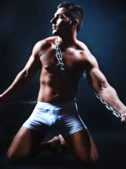 Brunette Angello Close Up.