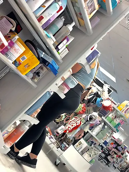 Hot Dirty Blonde Milf Pawg Spandex VTL Ass