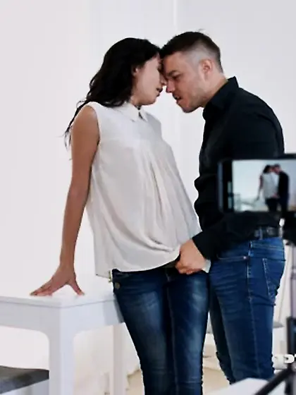 Small tits brunette pounded rough