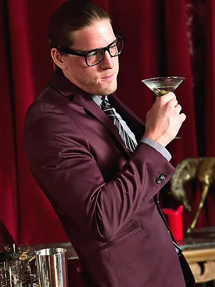 Boss watches his two sexy maids playing with their feet for him