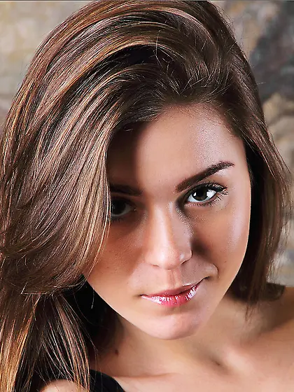 Yummy teen babe Lily C is undressing in fancy living room and ho