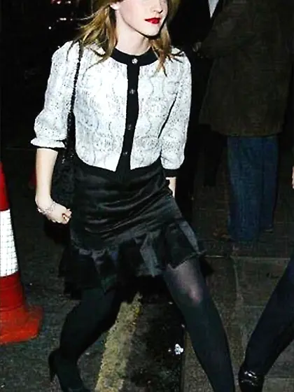 Emma Watson,  cum for Emma in stockings/pantyhose