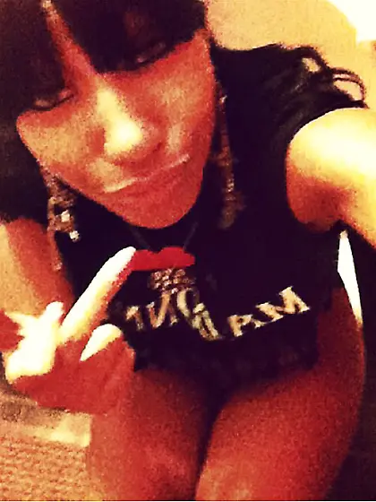 Ebony Women on the toilet