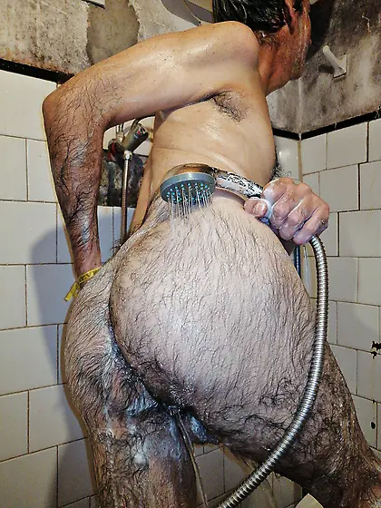 Playing in the shower