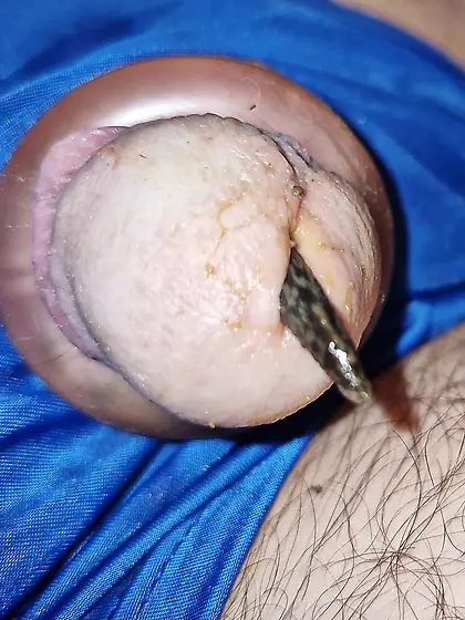 Slug pleasures my cock inside and out