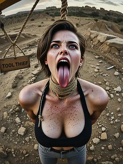 AI Construction Worker hanged