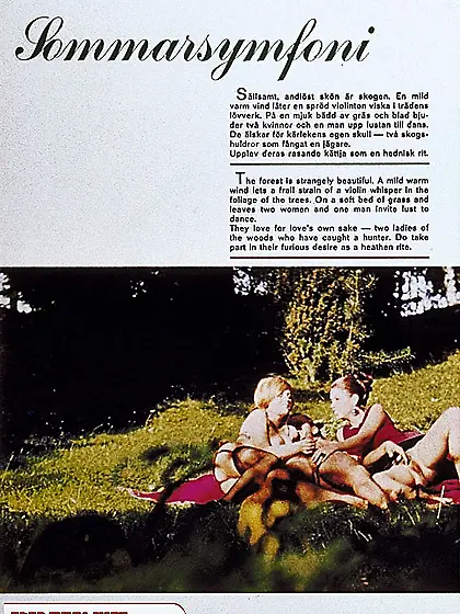 Girls showing true sixties