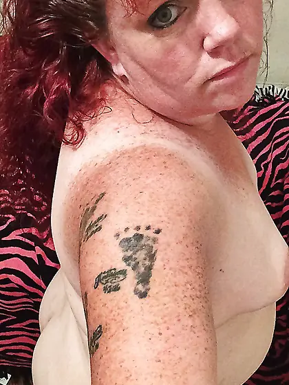 A Couple Of Pix Sent To Me By This Horny Fat Bitch..