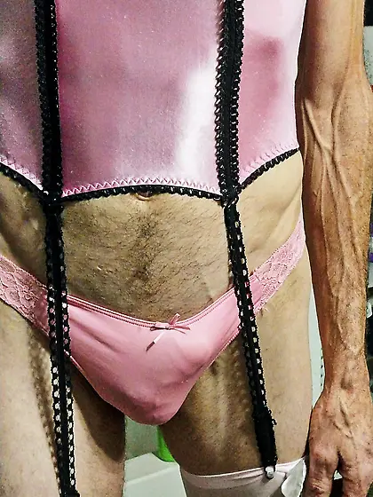 Cdmichelle Wearing Pink Lingerie