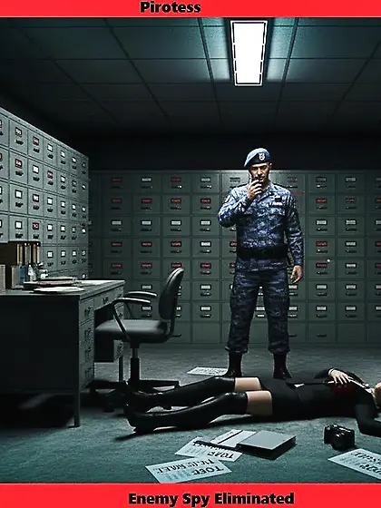 Enemy Spy Eliminated