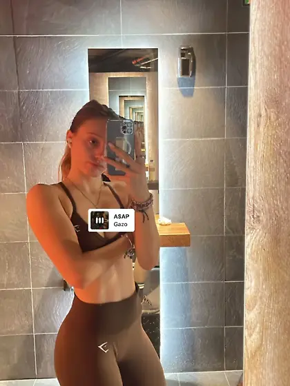 Young blonde athletic french teen