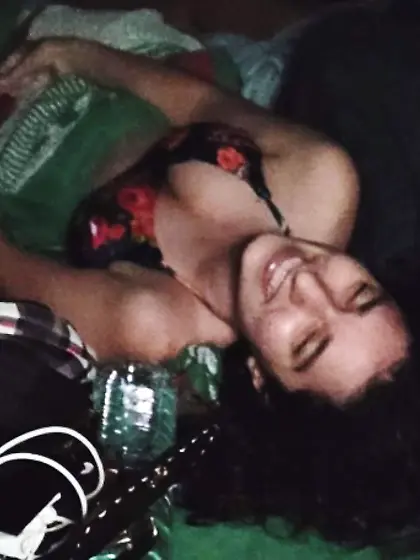 Girls On The Beach at Night