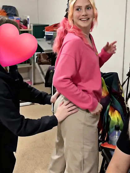 Gabi let strangers grope her