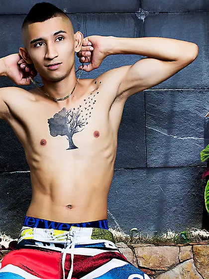 Latin young gay JakeFerrer like to snapshot
