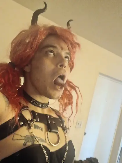 Satanic sissy meth whore