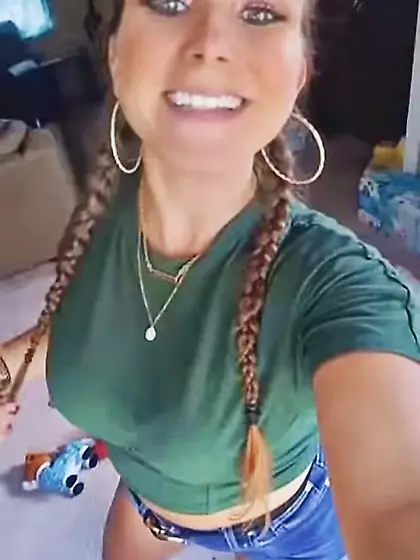 I wore my green shirt for my 74f lesbian mistress as ordered