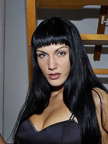 Busty dark haired sarah