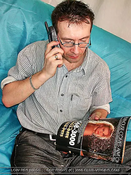 Nerdy man is very horny and he hires two pretty whores to fuck t