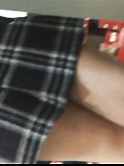 Cute woman in shoestore