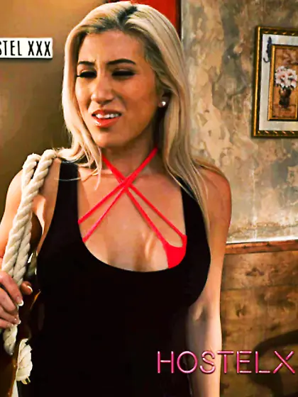 Gagged and bonded white slut tastes a massive...