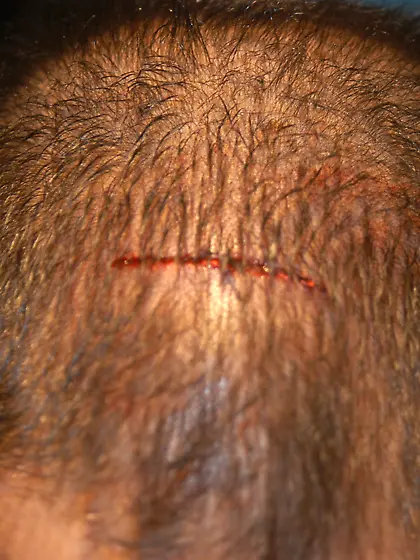 Busty blonde in a purple dress gets banged by a big-dicked dude