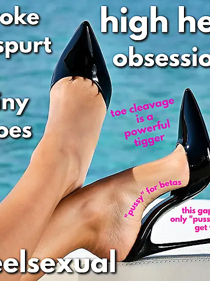 HIGH HEELS & FEMALE FOOTWEAR FETISH CAPTIONS (OC)