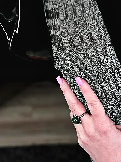 Classy babe in a white skirt shagged rough