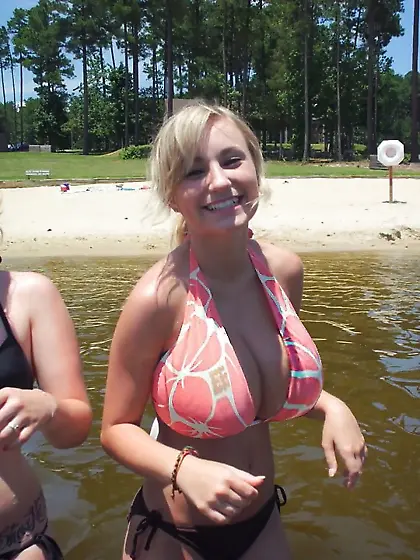 Love when men stare at my massive tits (clothed)